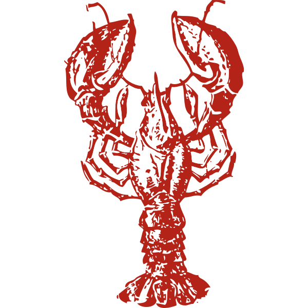SVG Lobster vector image