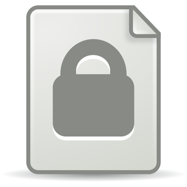 SVG Locked document