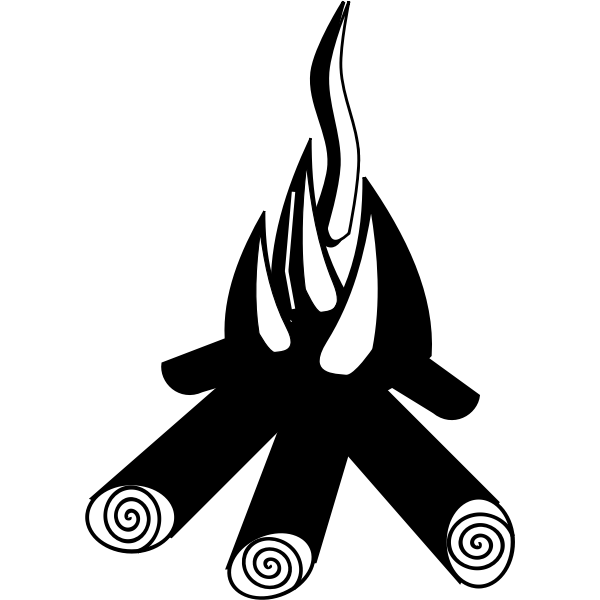 SVG Log fire