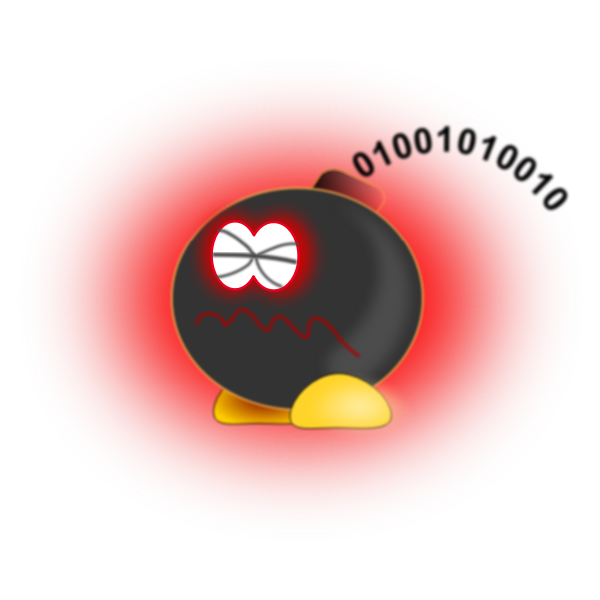 SVG Logic bomb vector image