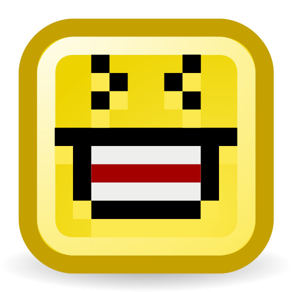 SVG LOL smiley vector icon