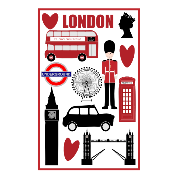SVG London bus
