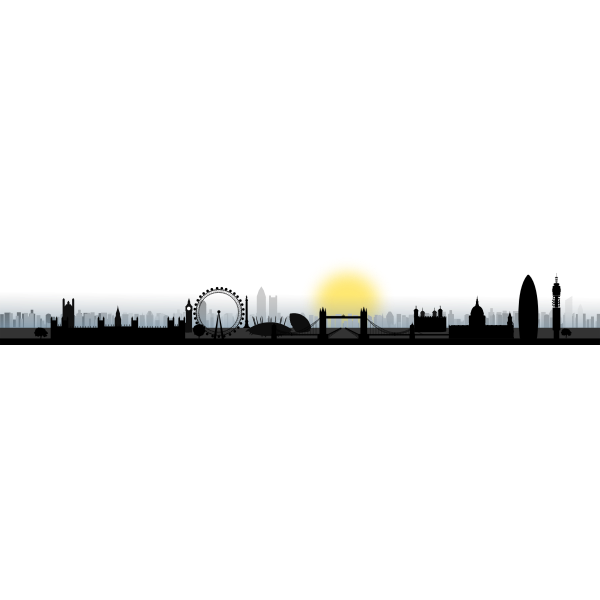 SVG London skyline