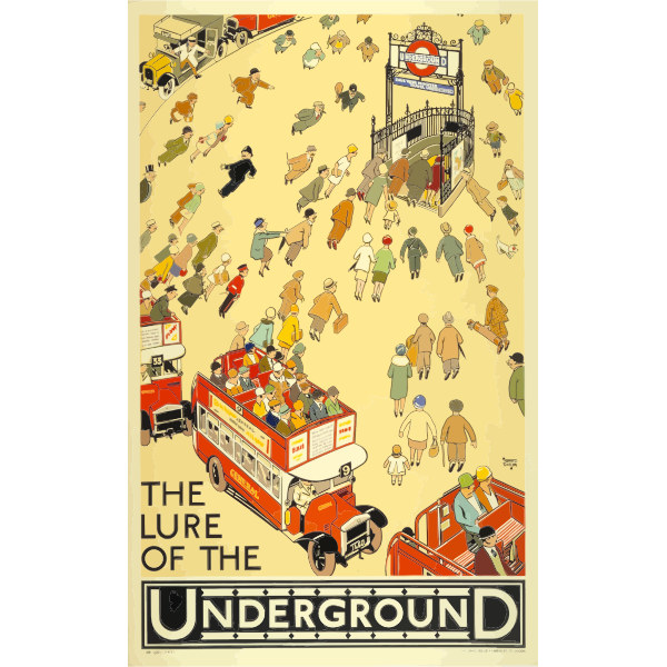 SVG London underground