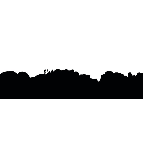SVG Lonesome four silhouette