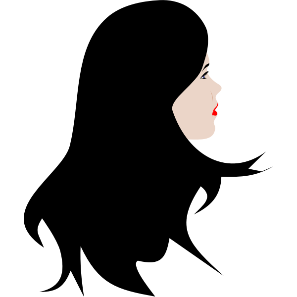SVG Long hair
