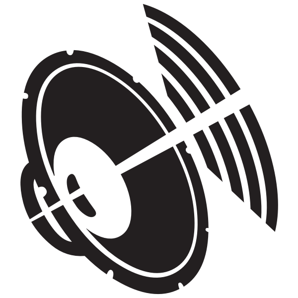 SVG Loudspeaker icon vector image