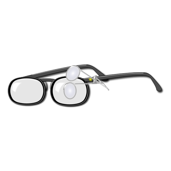 SVG Loupe glasses