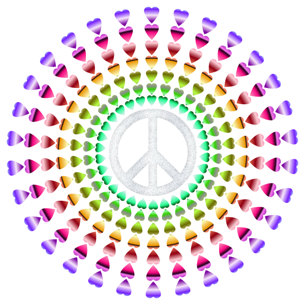 SVG Love amp Peace Groovy