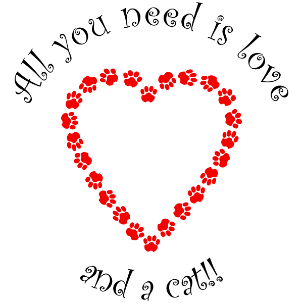 SVG Love and Cat