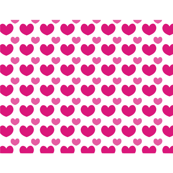 SVG Love hearts graphic pattern