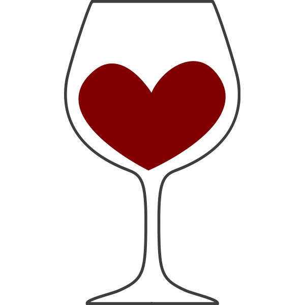SVG Love of red wine