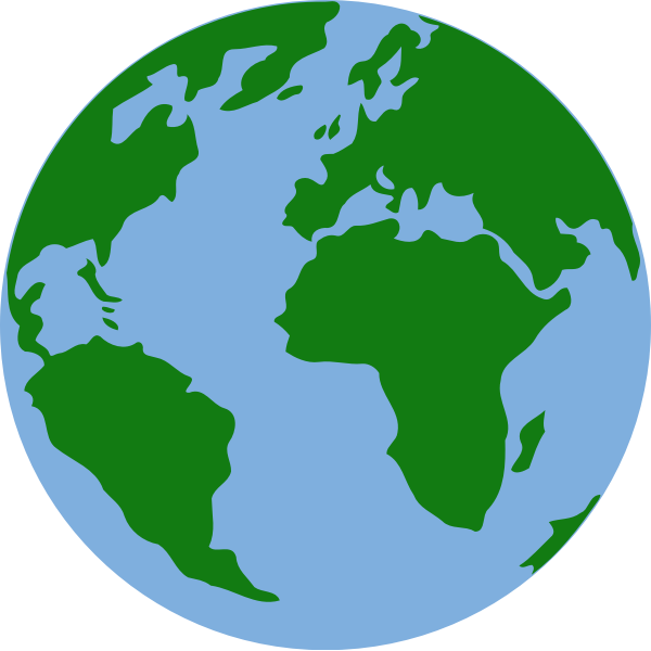 SVG Low-detailed globe