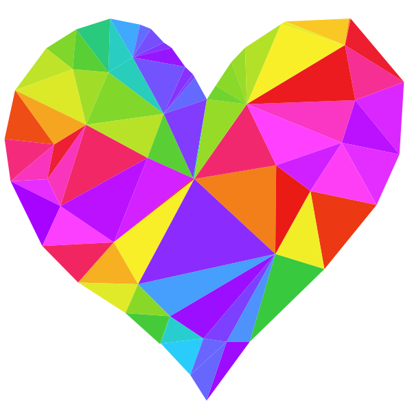 SVG Low Poly Heart