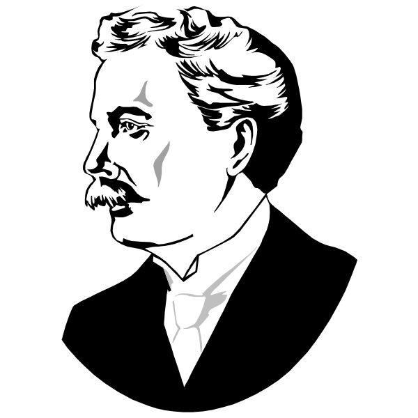 SVG Luther Burbank vector image