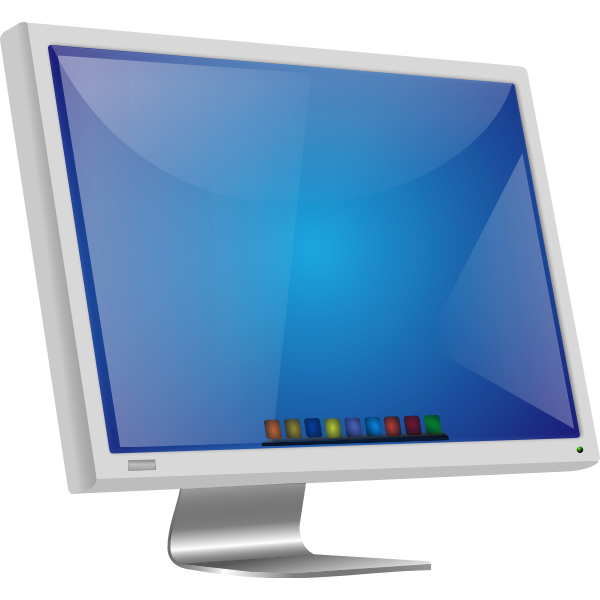 SVG Mac LCD vector image