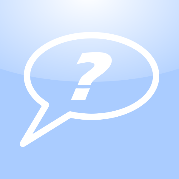 SVG Mac question icon vector illustration