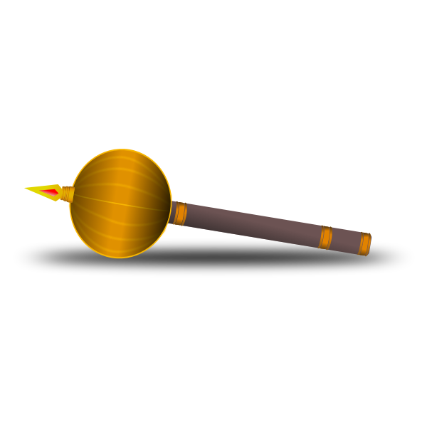 SVG Mace with shadow
