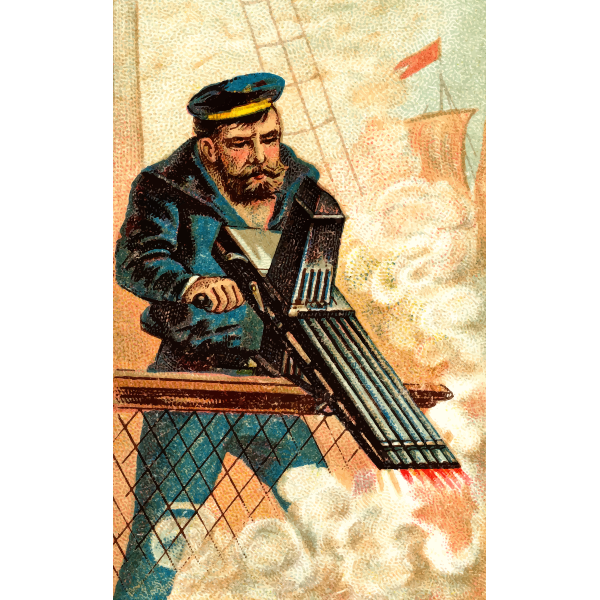 SVG Machine gun image