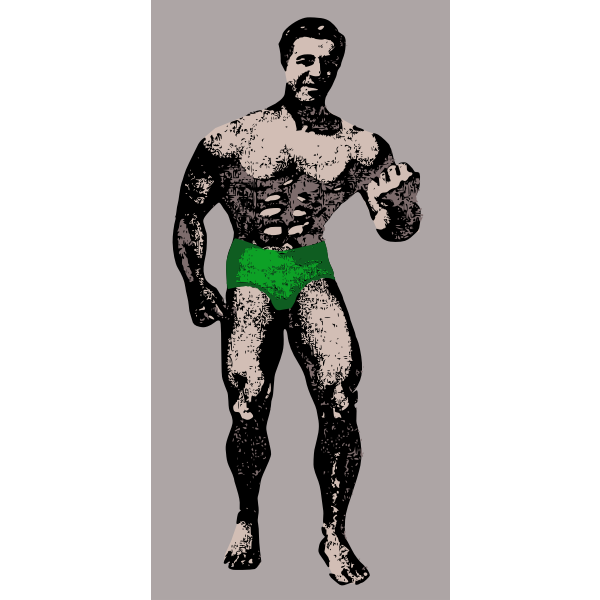 SVG Macho strong man