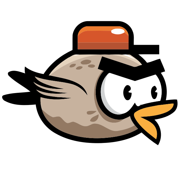 SVG Mad bird