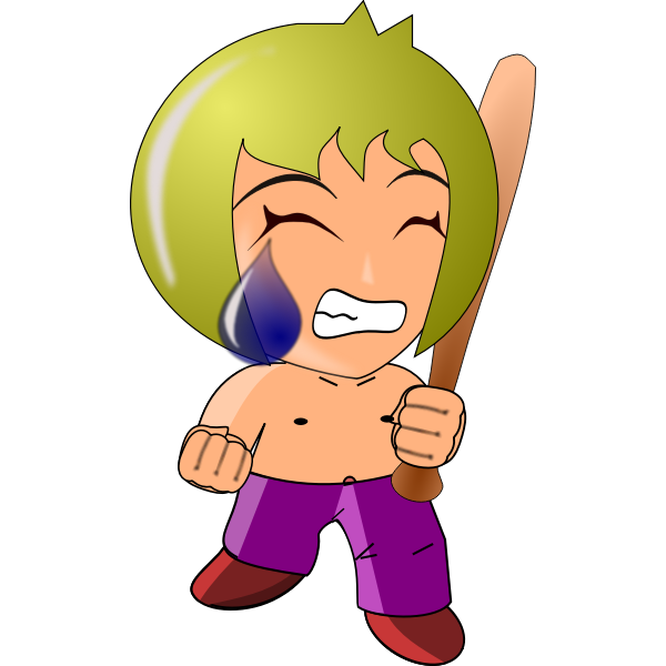 SVG mad chibi