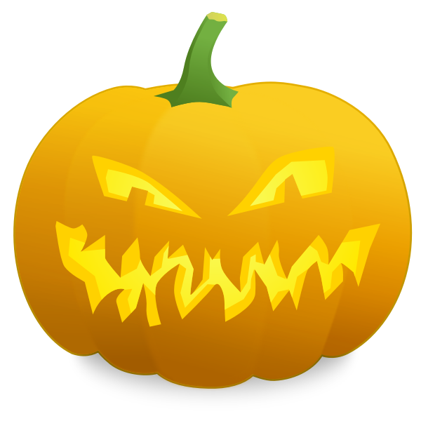 SVG Mad pumpkin vector graphics