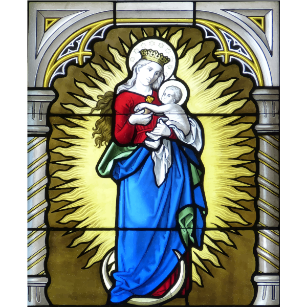 SVG Madonna With a Child
