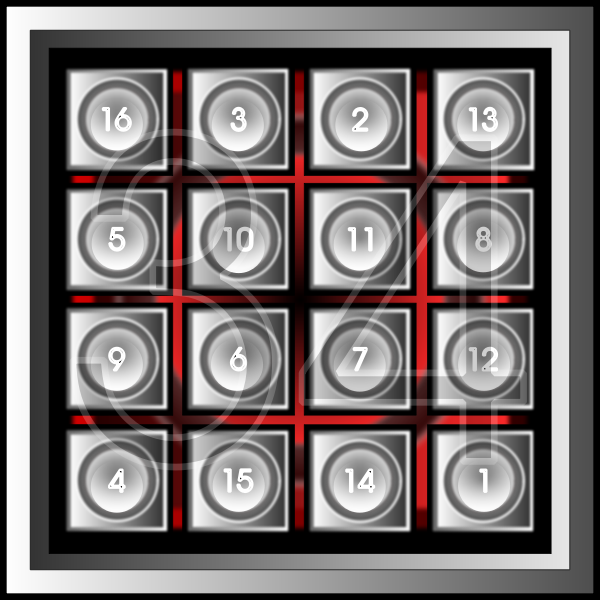 SVG Magic square
