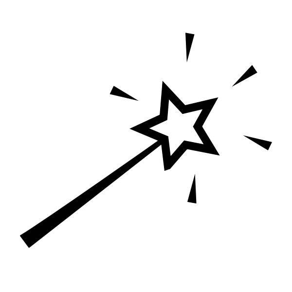 SVG Magician stick