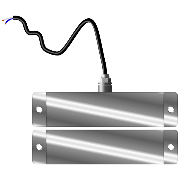 SVG Magnetic contacts vector image