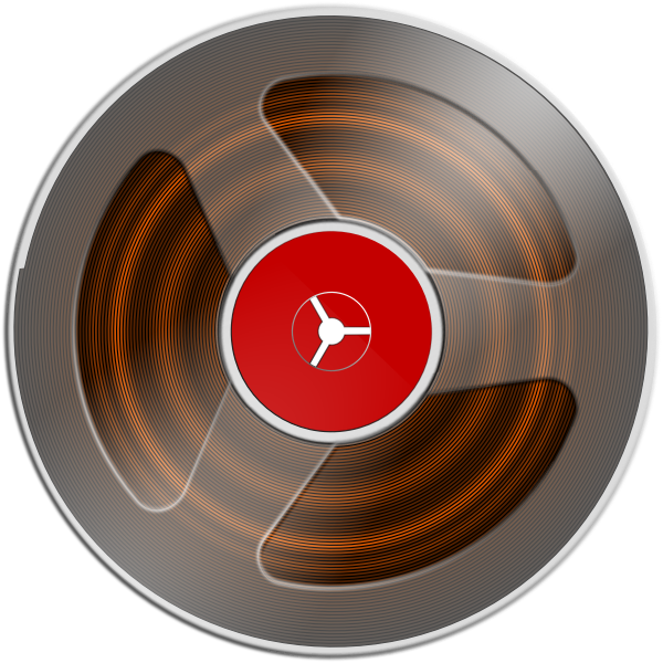 SVG magnetic tape reel