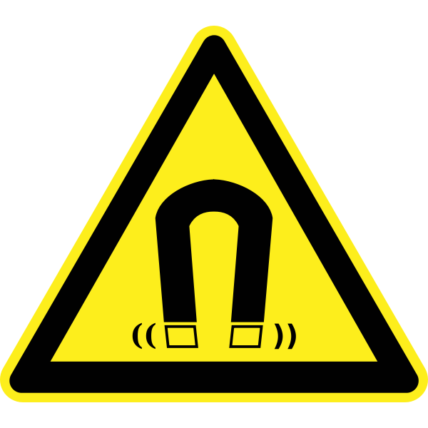 SVG Magnets warning symbol