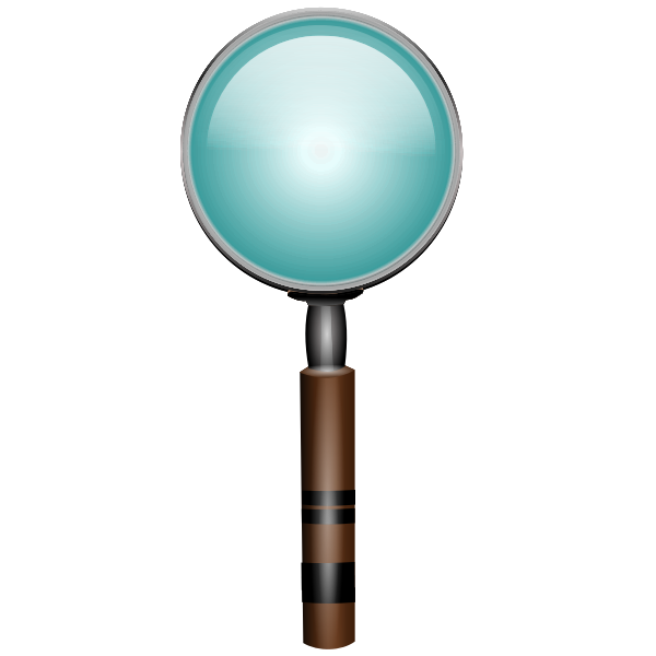 SVG Magnifying glass vector clip art