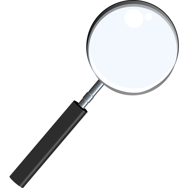 SVG Magnifying glass vector image
