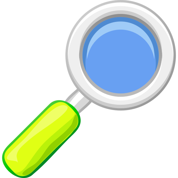 SVG Magnifying lens icon