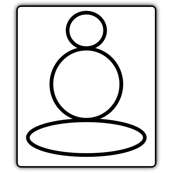 SVG Mahatma in Prayer
