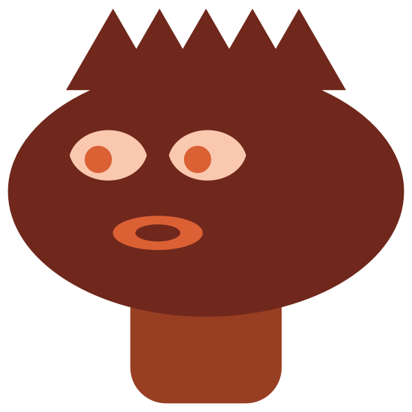 SVG Mahogany Head