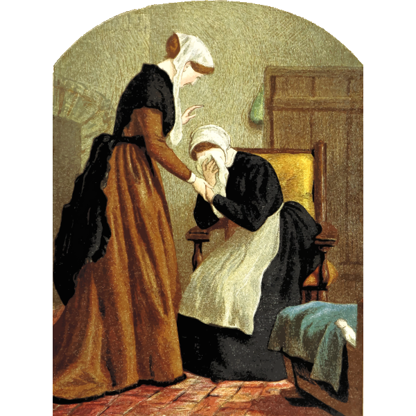 SVG Maid crying