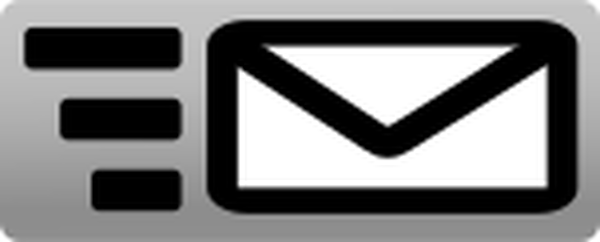 SVG mail button