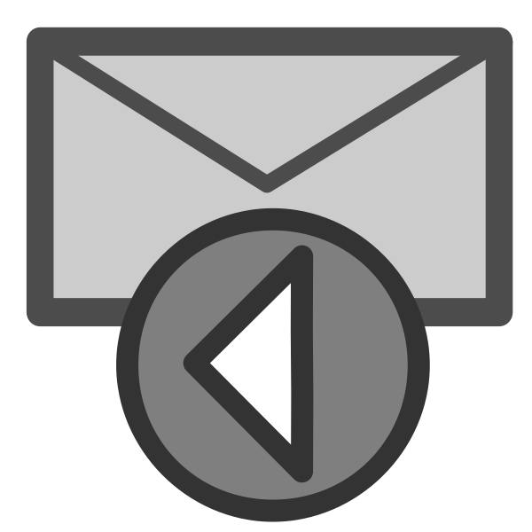 SVG Mail reply icon