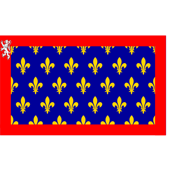 SVG Maine region flag vector drawing