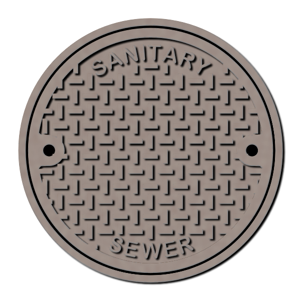 SVG Maintenance holeaintenance hole cover large vector drawing