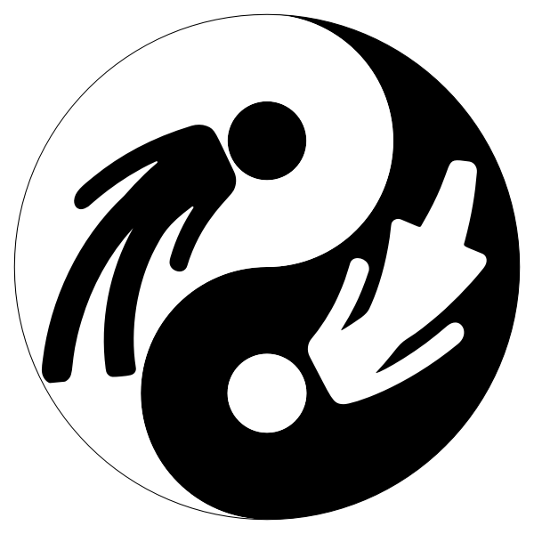 SVG Male and female yin and yang