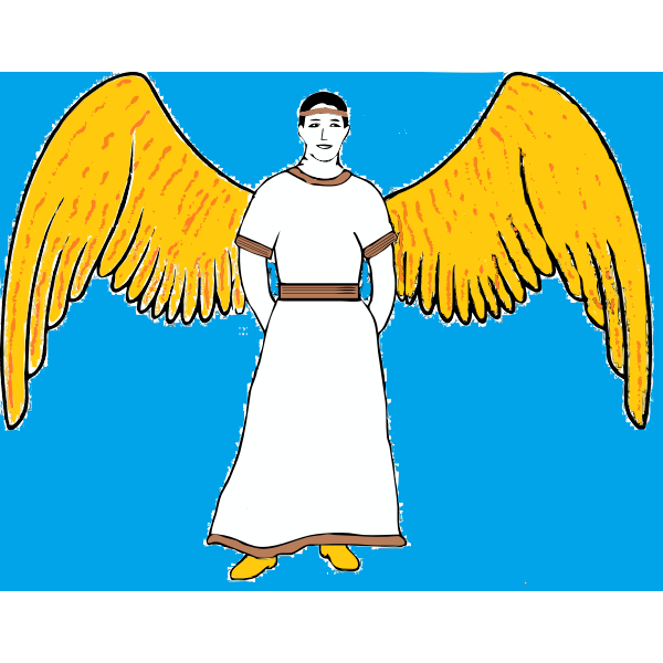 SVG Male angel