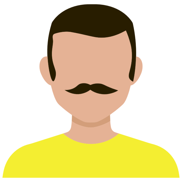 SVG Male Avatar 2