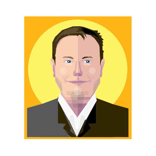 SVG Male avatar image
