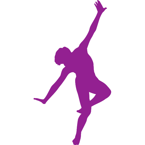 SVG Male dancer silhouette