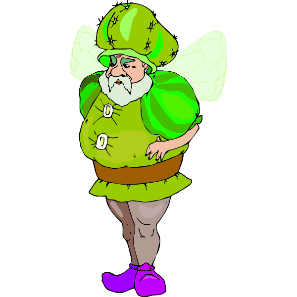 SVG Male fairy image