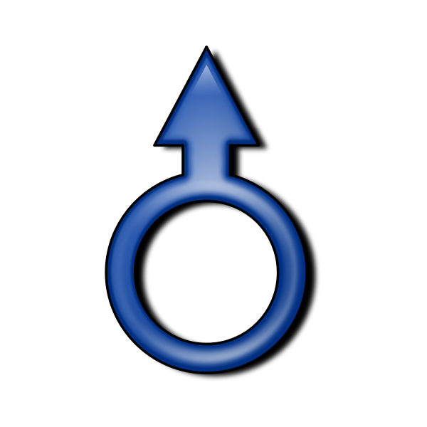 SVG Male Gender Icon